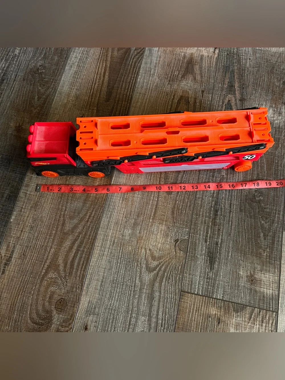 Red & Orange Kids Car Transporter Truck Toy - Durable Play Vehicle